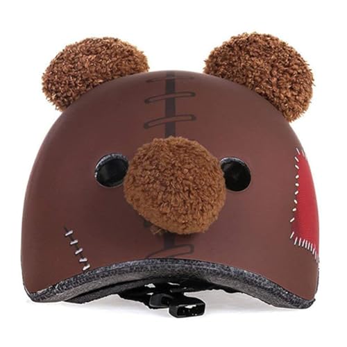 Casque de sécurité pour vélo garçon et filles design ours VTT