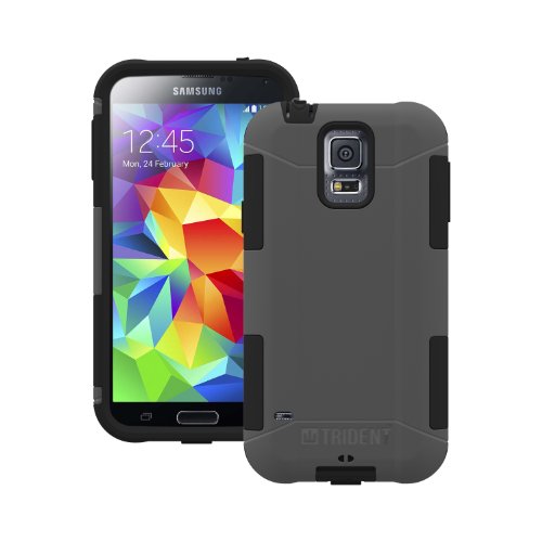 Trident Aegis Series Case for Samsung Galaxy S5 - Retail Packaging - Grey