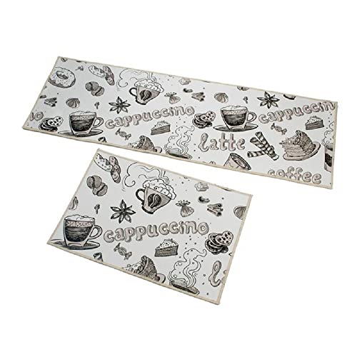Image of Home Cloud Anti Fatigue Kitchen Rug Printed Thick Anti Slip, Washable, Big Size, Designer Folding Kitchen Mat for Home BedroomStandard Size (41 x 122 cm 41 x 61 cm)