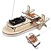 3D Wooden Remote Control Boat for Kids 12+ Years Old, , Motorized Construction Engineering Set,Educational DIY STEM Gift for Boys and Girls
