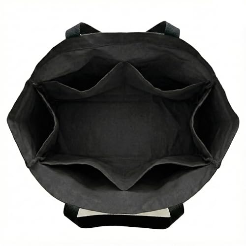 BasicList Extra Large Canvas Tote Bag - Big Reusable Grocery