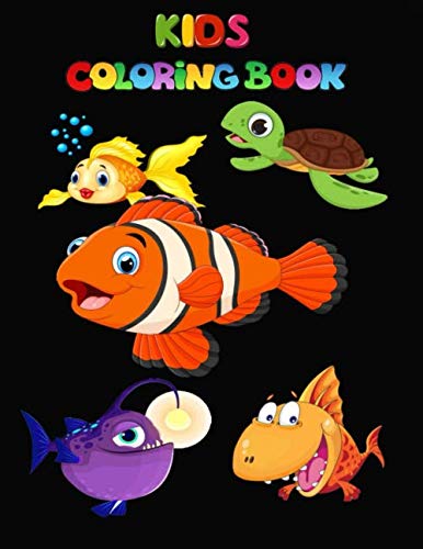 Kids Coloring Book: Colorful solutions and fun things to do at home with kids: this toddler coloring book is perfect for a little one just learning to color.