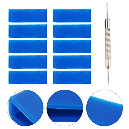 UKCOCO 11Pcs Silicone Watch Loops Watch Pulseira Watch Band Loops Watch Tool Kit with Watch Spring B