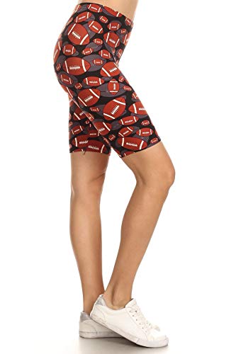 Image of Leggings Depot Women's Fashion Biker Shorts Popular Prints BAT1