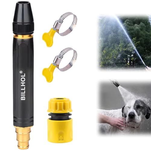Pistolet Haute Pression De Lavage Auto Pour La Maison Billhol, Pistolet Haute Pression, Hose Buse Reglabe, Buse De Jardin Multifonction Pour Lavage Voiture,...