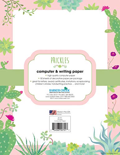 Papier ordinateur Prickles Barker Creek - Ramette de 50 feuilles imprimées