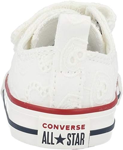 Converse Chuck Taylor All Star 2V Ox White/Navy Canvas 5 US Infant | Image 6