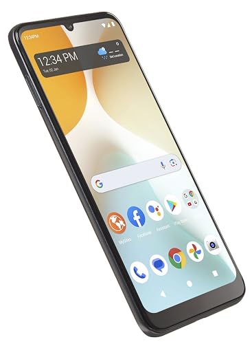Image of Tracfone, BLU View 5 PRO, 64GB, Prepaid Smartphone, Black, 50MP Triple Camera, Locked