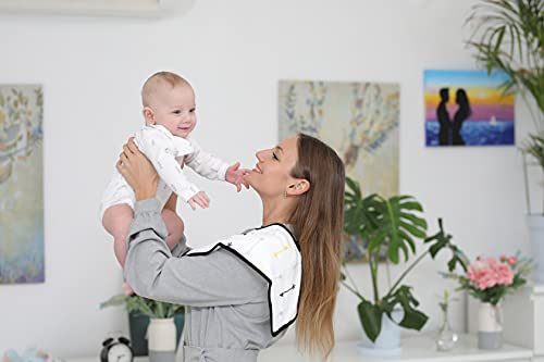 Burp Cloths for Baby Boy & Girl - Ultra Absorbent Burping Rags - Anti Shrink Unisex Burpy Clothes - Super Soft Jersey Cotton, Large 21"x10" - Thick for Newborn Cloth Diapers - 6 Pack4