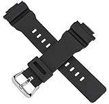  Original Casio Uhrenarmband für GA-800 GA 800 Schwarz 10552597