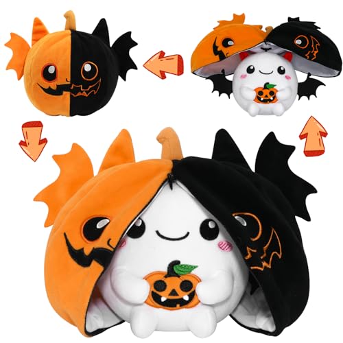 NJXQLL Pumpkins Plush Toys, Stuffed Animal Plush Pillow, Pumpkins Ghosts Halloween Plushies Toys for Adults and Kids, Christmas Birthday Party Home Decor