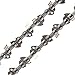 Oregon 2-Pack Chainsaw Chain 3/8" LP Pitch, .050" (1.3 mm) Gauge for 14" (35cm) Bar, 52 Drive Links – Low-kickback Replacement Saw Chain, Fits Husqvarna, Ryobi, Bosch, Einhell, Dolmar, Ferrex and more