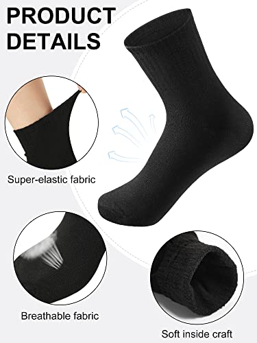 Tarpop 100 Pairs Bulk Mens Socks Moisture Wicking Casual Sports Ankle Socks for Homeless Unisex Adult Men Women2