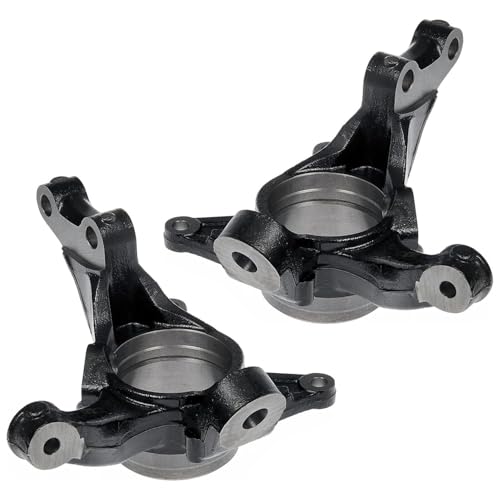 Image of Detroit Axle - 2.4L Front 8pc Steering Knuckles Kit for 04-06 Toyota Camry Solara ES330, Steering Knuckles & Wheel Bearing Hubs Sway Bars Front and Rear Struts w /Coil Spring Replacement Suspension