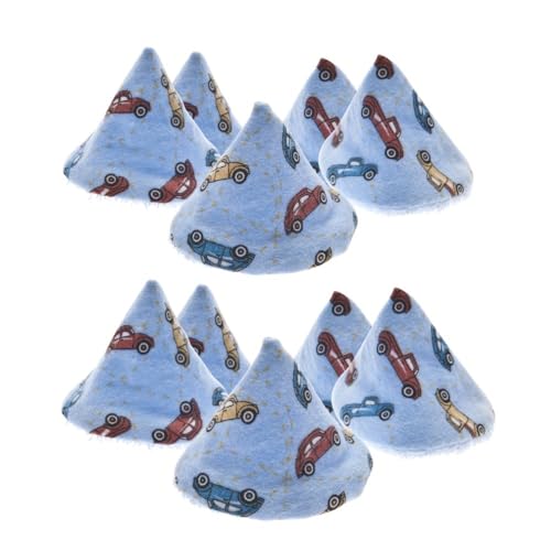 Washable Cotton Pee-Pee Teepees That Shield Baby Boys Pee During Diaper Changes. Great add-on Gift for Baby Showers. Comes in Gift-Ready Store Packaging. 10 Pieces in cellophane Bag. Cars