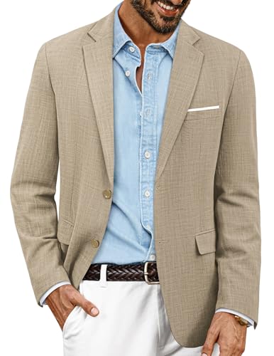 PJ PAUL JONES Mens Blazer Jackets Lightweight Casual Suits Stylish Sport Jacket for Men
