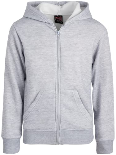 Quad Seven Boys Sweatsuit Set - 4 Piece Solid Fleece Boys Zip up Hoodie and Lightweight Jogger Sweatpants (Sizes: 5-18)4