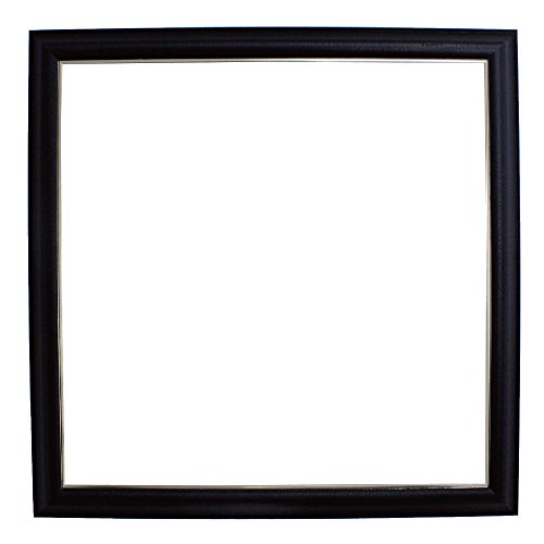 アルナ 額縁 フレ 正方形 アルミ ブラックレザー 11514 200×200mm