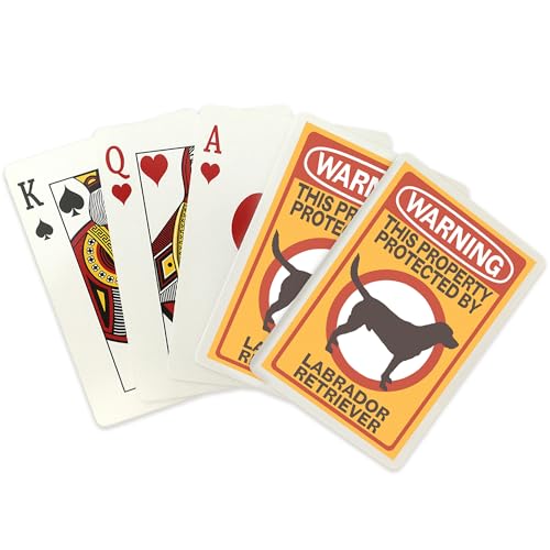 Baraja de poker Labrador Retriever, 52 cartas miniatura 2
