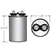 Motor Run Capacitor Round 45 uf MFD 370 Volt VAC 12723