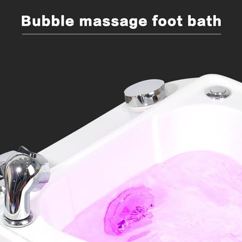 Spa de pies con luz y masaje sin bomba de agua miniatura 6