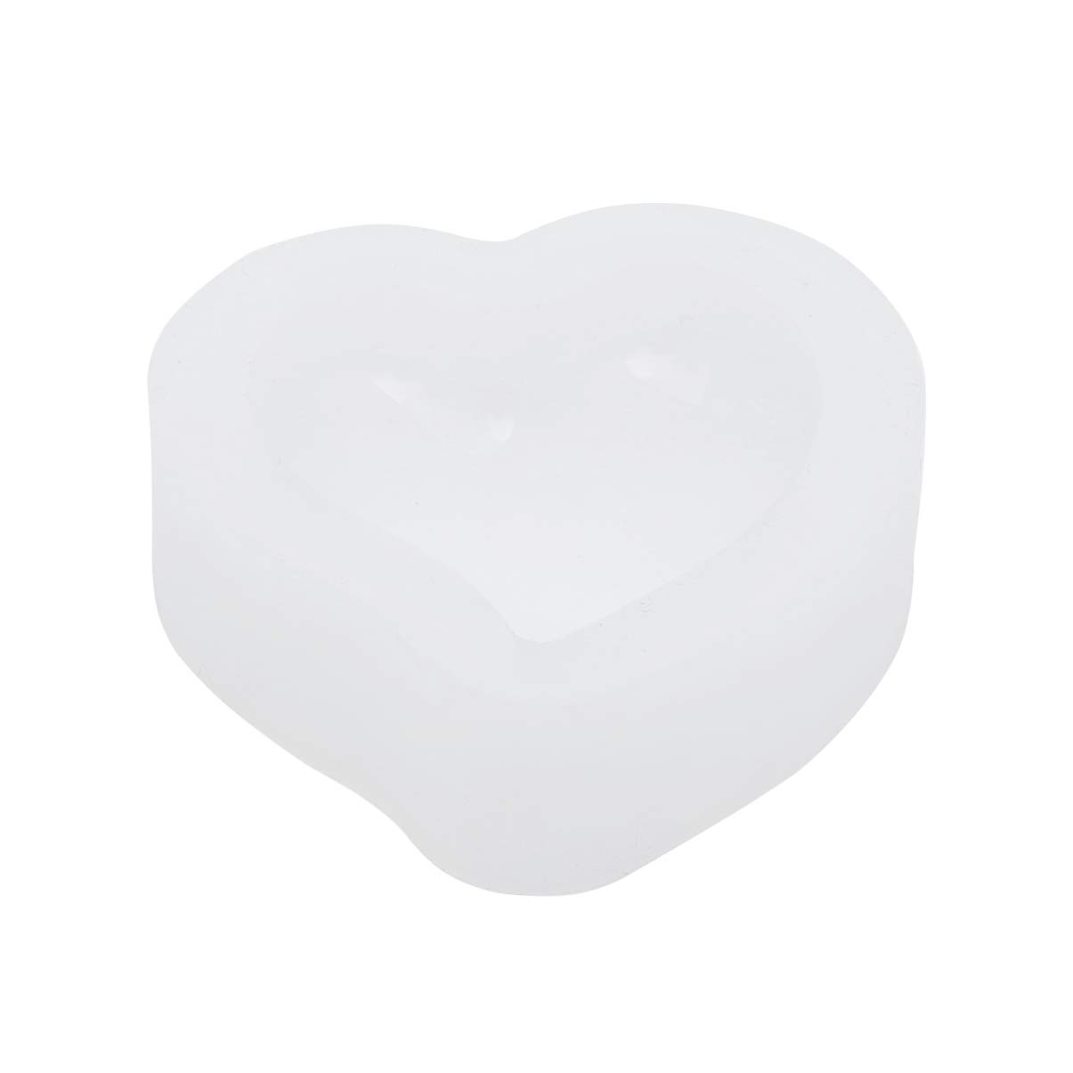Healifty Silicone Mold Diy Epoxy Resin Craft Love Heart Shape Jewelry Pendant Making Casts Mold For Diy Crystal Polymer Clay Crafting