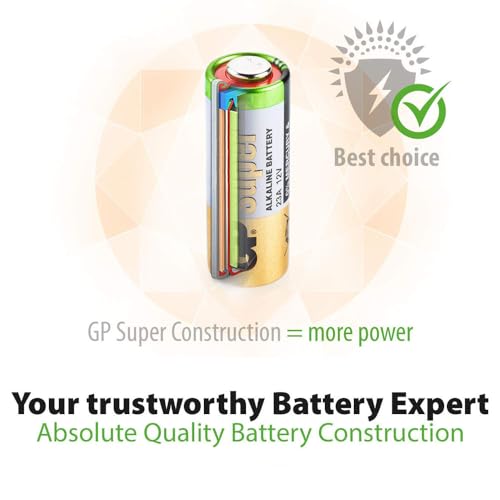 Image of SOUVENIR Mini 23A 12V Alkaline Battery - Long-Lasting Power for Remote Control, Doorbell, Security Alarm - A23 MN21 23A Type - Reliable High Voltage Cell (Pack of 10)