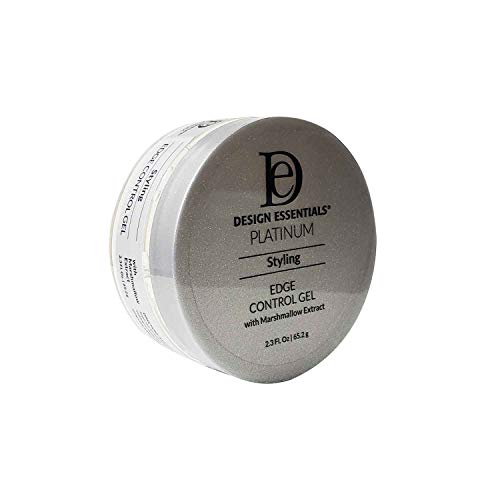 Design Essentials Platinum Styling Edge Control Gel with Marshmallow Extract 2.3fl.Oz