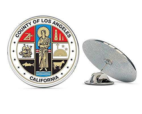 Los Angeles County Seal Metal 0.75