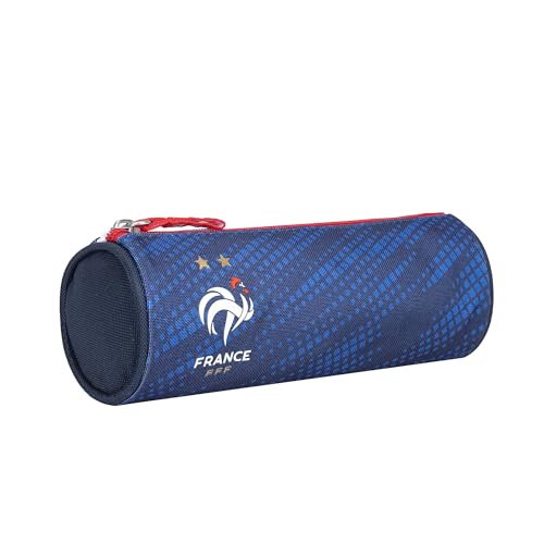 Quo Vadis - Trousse scolaire - Ronde - FFF - Coq - 23x8x8 cm - Toile (polyester) - 1 compartiment(s)