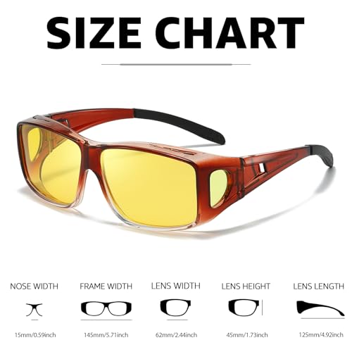 Image of Myiaur Night Vision Glasses for Men & Women