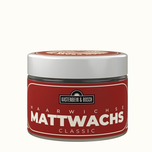 KASTENBEIN & BOSCH: Mattwachs Classic - Das Bio Haarwachs für starken & unsichtbaren Halt in deinem Haar - Professionelles Haarstyling von den Friseurmeistern Kastenbein & Bosch (100ml)