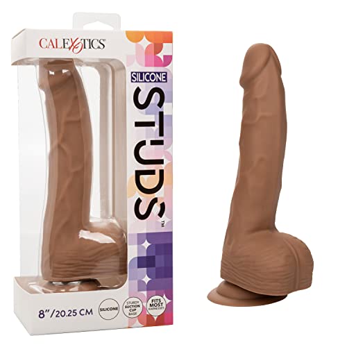 Silicone Studs 20,32 CM Brown accessoire intime en silicone haut de gamme