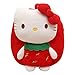 Ksopsdey Zaino in Peluche per Bambini, Zaino in Peluche 3D per L'asilo, Simpatico Cartone Animato Borsa da Scuola Hello Kitty, Borsa da Scuola per Bambini (Rosso)