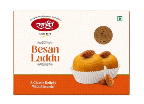 Best Indian Sweets to Make for Festive Guests 2 Shahi Besan Laddu 400g | Traditional Indian Besan Ladoo with Almo...