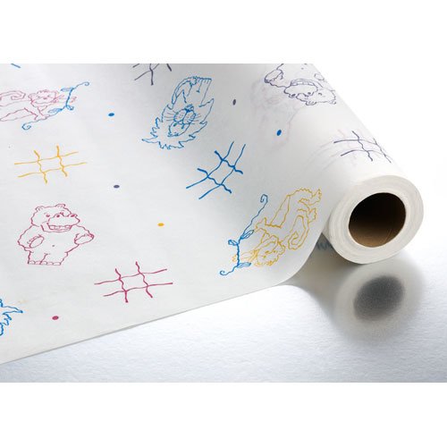 Graham Professional 47344 Animal Print Exam Table Roll, Crepe Case of 12, 21