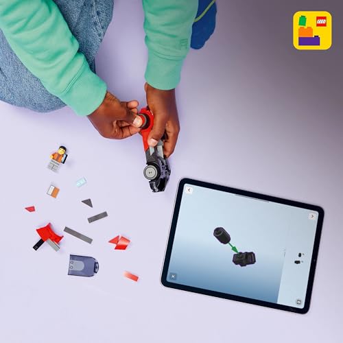 City Supercar EV - Modello di Auto da Corsa Giocattolo - Macchina con Minifigure Pilota - Set per lo Sviluppo della Motricità Fine - Idea Regalo di Compleanno per Bambini da 5 Anni in su - 60486 - Lego - Immagine 6