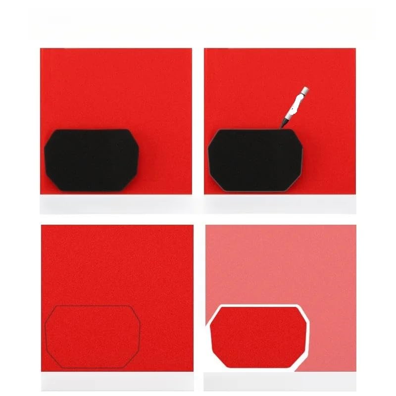 Kit de Enfriador de Aceite de transmisión Ajuste para motocicleta cortacésped elemento de filtro entrada 50 * 50 * 1 accesorios esponja aire(5 PCS)
