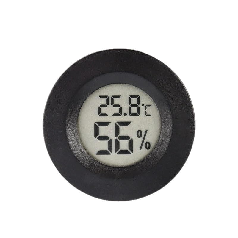 Digital Temperature Humidity Meter Circular Embedded