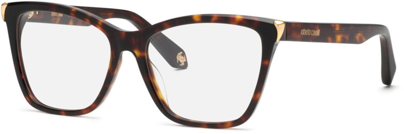 PLASTIC OPT FRAME Roberto Cavalli - MAT: Cellulose acetate_C: SHINY BROWN/YELLOW HAVANA D: 140x16 / Female Cura della persona e salute