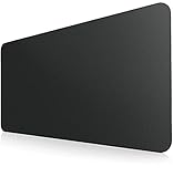 KTRIO Desk Pad XXX-Large Desk Mat Protector, 35.4 x 15.7 inches PU Leather Desk Blotter Pad, Mouse Pad Waterproof Full Desk Cover Mats, Ultra-thin Writing Mat Desk Pads for Laptop Office & Home, Black
