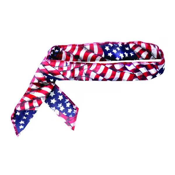 MOLLIFII Cooling Bandana, Red/White/Blue, Mfr: 53CE31-A