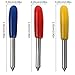 EXCEART 50pcs Professional Lettering Cutters for Vinyl and Fabric Cutting Tool Includes Replacement Blades for Engraving and Crafting