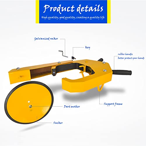 Pince coffre antivol de roue robuste pour voiture et remorque - 3