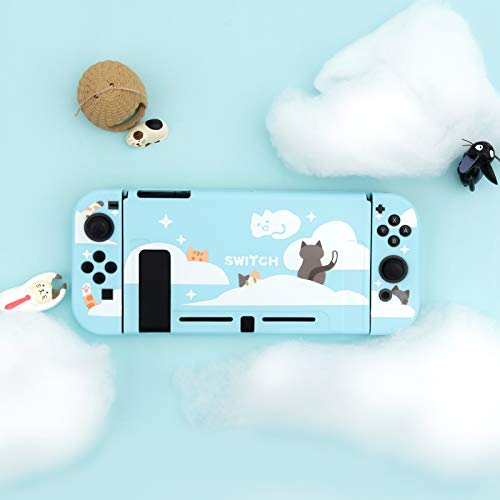 Geekshare Capa Protetora Para Switch, Capa Fina De Tpu Macia Compatível Com Console Nintendo Switch