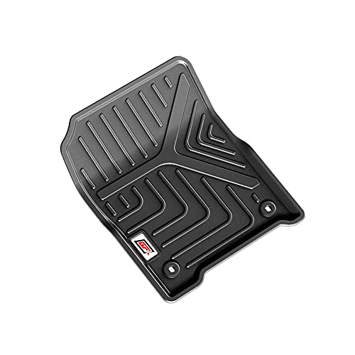 Image of GFX TPV Premium Life Long Car Floor Foot Mats Compatible with MG Hector (2019) Onwards (Black)
