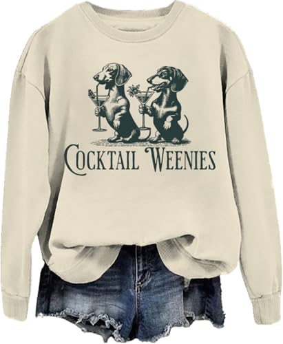 Cocktail Weenies Dachshund Sweatshirt, Cocktail Weenies Dachshund Shirt, For Women Men2