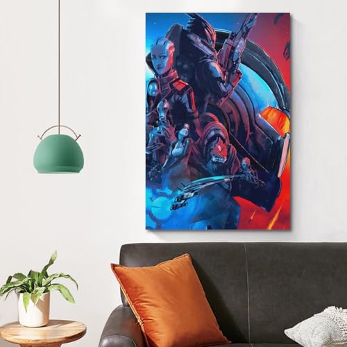 SDASIUVP Mass Effect Legendary Edition Video Game Poster Poster Decorative Painting Canvas Wall Posters And Art Picture Print Modern Family Bedroom Decor Posters 08x12inch(20x30cm) - Image 3