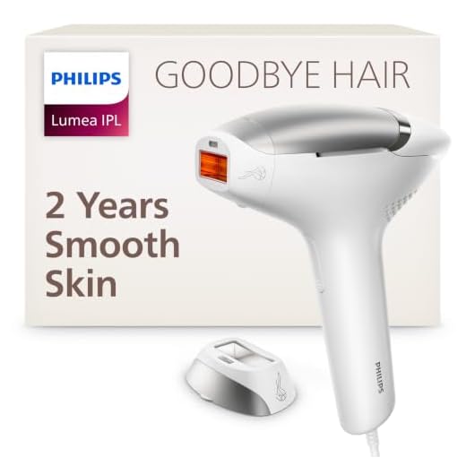 Philips Lumea IPL &mdash; Salon-Like Laser Hair Removal for Women & Men, Permanent Hair Reduction Device At Home &mdash; Safe, Painless, Easy for Legs, Bikini, Underarms, 5 Settings & Skin Sensors, BRI931/03