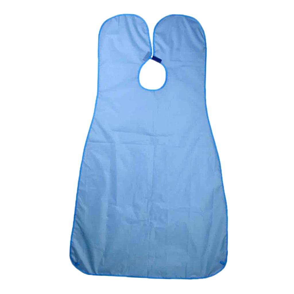 CALANDIS™ Waterproof Hair Beard Apron Catcher Shave Men’s Facial Cape Trim Light Blue | Shaver Parts & Accessories | Electric Shavers | Shaving & Hair Removal